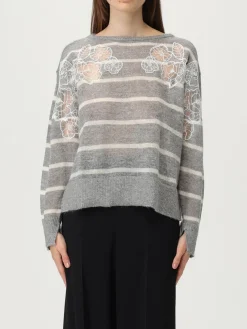 Maglione Twinset in misto lana a righe