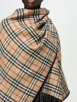 Mantella check Burberry in lana reversibile