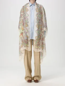 Mantella Etro in seta con stampa Paisley