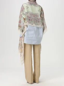 Mantella Etro in seta con stampa Paisley