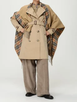 Mantella reversibile Burberry in lana