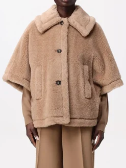 Mantella teddy di alpaca e lana Max Mara