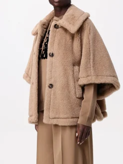 Mantella teddy di alpaca e lana Max Mara