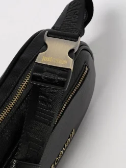 Marsupio in pelle sintetica con logo Just Cavalli