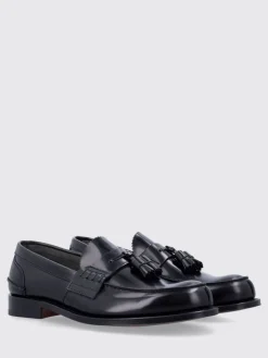 Mocassino Church's in pelle spazzolata con nappe