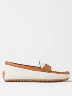 Mocassino City Gommino T Timeless Tod's in canvas e pelle