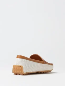 Mocassino City Gommino T Timeless Tod's in canvas e pelle
