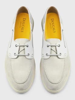 Mocassino da barca Doucal's in camoscio