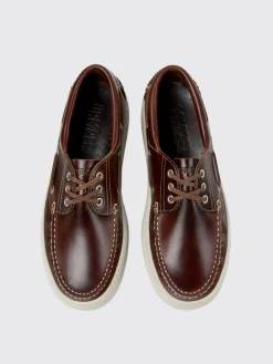 Mocassino da barca Runner Camper in pelle