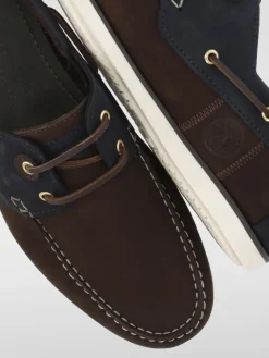 Mocassino da barca Wake Barbour in nabuk