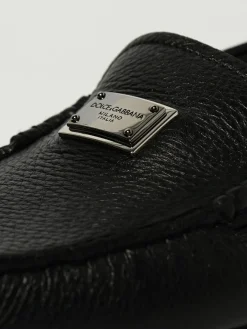 Mocassino Dolce & Gabbana in pelle a grana