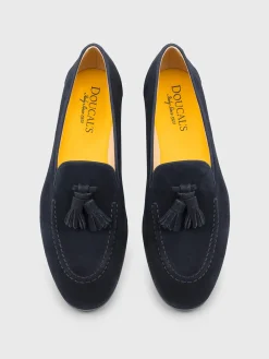 Mocassino Doucal's in camoscio con nappe