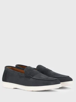 Mocassino Doucal's in camoscio