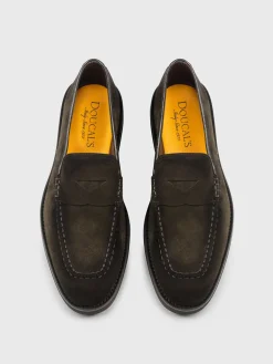 Mocassino Doucal's in camoscio