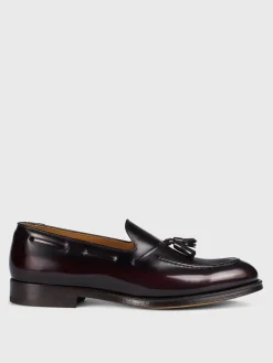 Mocassino Doucal's in pelle spazzolata con nappe