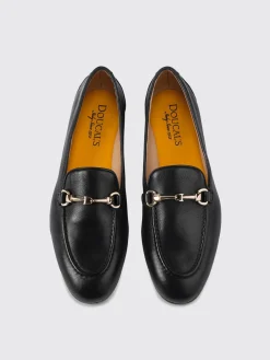 Mocassino Doucal's in pelle con morsetto