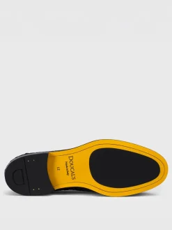 Mocassino Doucal's in pelle intrecciata con nappe