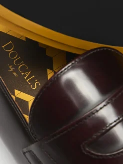 Mocassino Doucal's in pelle spazzolata