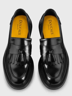 Mocassino Doucal's in pelle con nappe