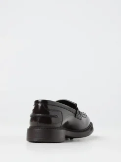 Mocassino Doucal's in pelle spazzolata con nappe