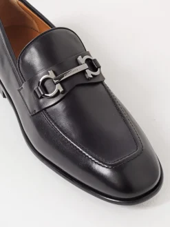 Mocassino Gancini Ferragamo in pelle a grana