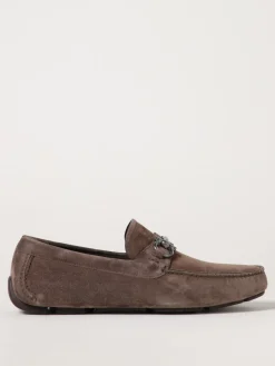 Mocassino Gancini Ferragamo in camoscio