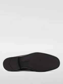 Mocassino Gancini Ferragamo in pelle a grana