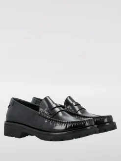 Mocassino Le Loafer Saint Laurent in pelle spazzolata