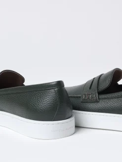 Mocassino Manolo Blahnik in pelle martellata