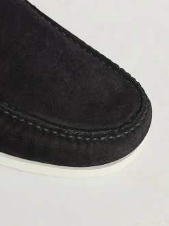 Mocassino Manolo Blahnik in camoscio