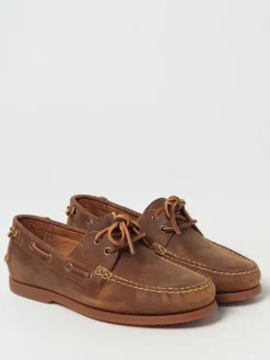 Mocassino Merton Boat Ralph Lauren in pelle oliata