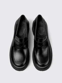 Mocassino Milah Camper in pelle spazzolata