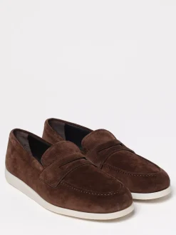 Mocassino Saddle Church's in camoscio