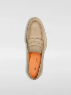 Mocassino Santoni in camoscio