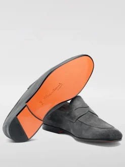 Mocassino Santoni in camoscio