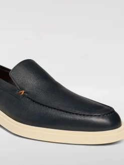 Mocassino Santoni in pelle a grana