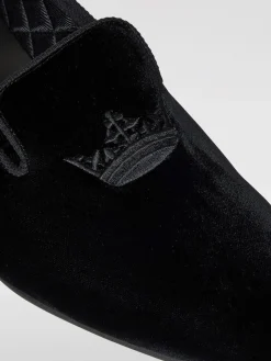 Mocassino Sovereign Church's in velluto con ricamo