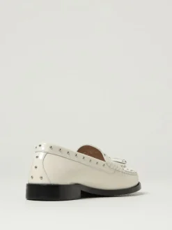 Mocassino Stuart Weitzman in pelle spazzolata con borchie