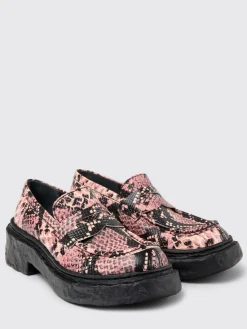 Mocassino Vamonos CamperLab in pelle stampa pitone