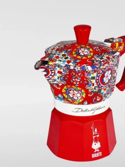 Moka Express Bialetti x Dolce & Gabbana in alluminio con stampa Carretto