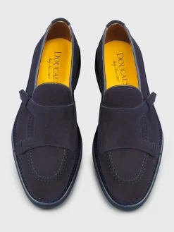 Monk Strap Doucal's in camoscio