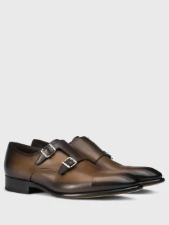 Monk Strap Doucal's in pelle