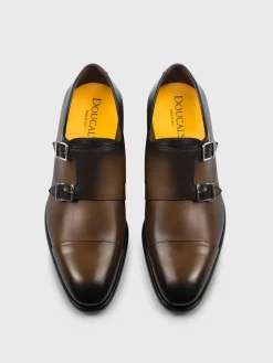 Monk Strap Doucal's in pelle