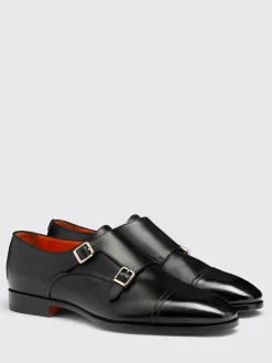 Monk Strap Santoni in pelle