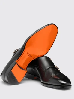 Monk Strap Santoni in pelle