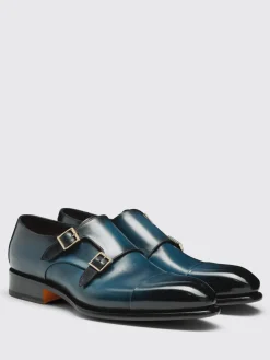 Monk Strap Santoni in pelle