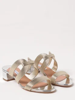 Mules Aquazzura in pelle laminata