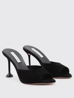 Mules Bisous Aquazzura in camoscio