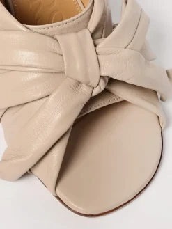 Mules Bow JW Anderson in nappa drappeggiata con fiocco