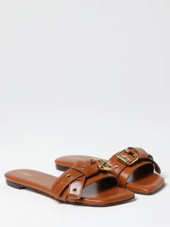 Mules Mae Chloè in pelle con occhielli